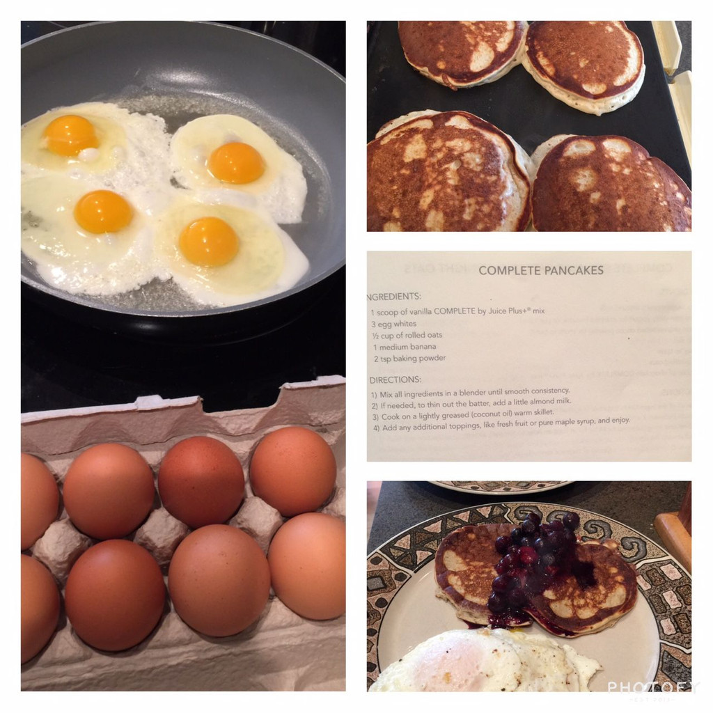 Fresh Farm Eggs and Pancake Breakfast