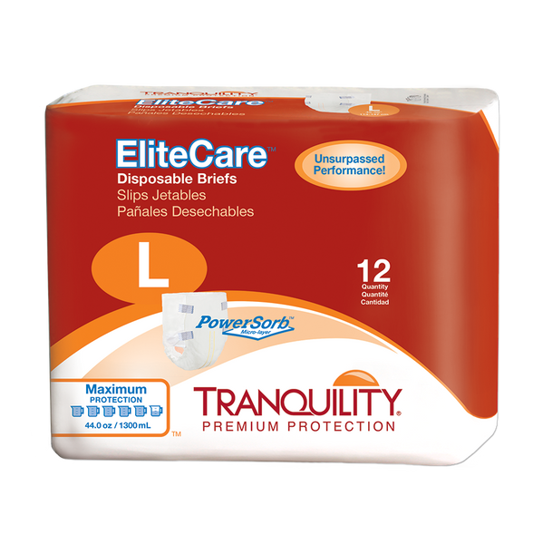 EliteCare® Disposable Brief Most Absorbent Diaper Maximum