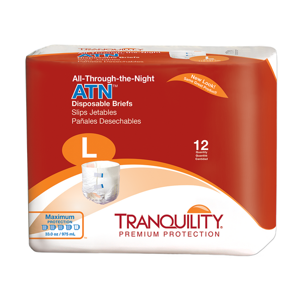 Most Absorbent Adult Diaper Tranquility ATN Adult Diapers with Tabs