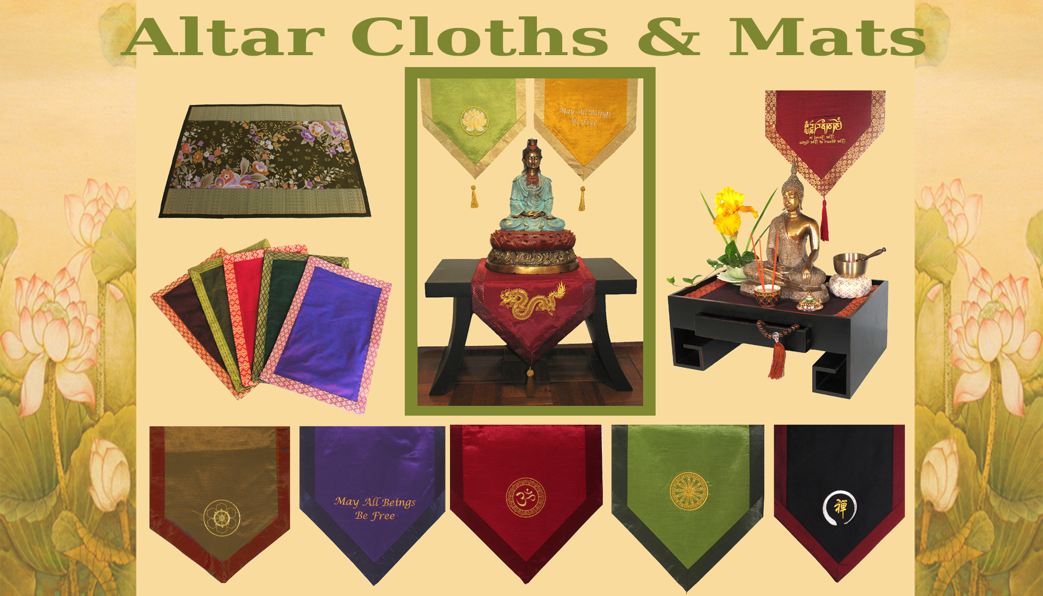 Meditation Supply Altar Clothats Boon Decor Altar Clothats