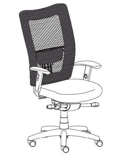 National Mix-It Chair  Synchro Tilt Office Chair