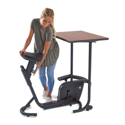 Stationary Bike Desk Bicycle Officechairsusa Lifespan Unity Bike Desk 7 Easy To Adjust Seat Heights