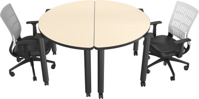 BALT Modular Conference Table with Round Ends ...
