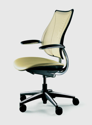 Humanscale Liberty Chair Mesh Back Desk Officechairsusa Humanscale Liberty Task Chair Shown In A Polished Aluminum Frame And One Of The Many Seat Fabrics