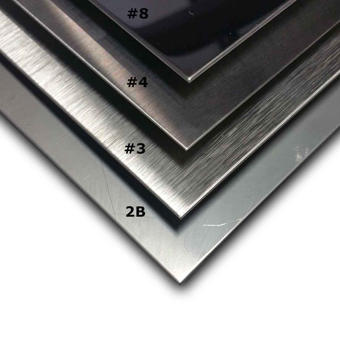 Guide To Stainless Steel Sheet Finishes Mill Polished Brushed 
