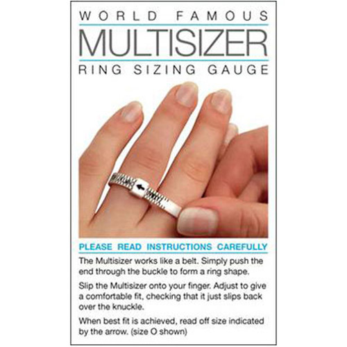World Famous Multisizer Ring Sizing Gauge World Famous Multisizer Ring Sizing Gauge