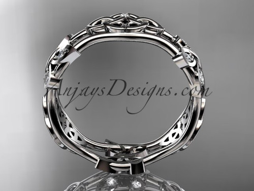 platinum diamond celtic trinity knot wedding band butterfly engagement ring ct7153ba - Butterfly Wedding Rings platinum diamond celtic trinity knot wedding band butterfly engagement ring ct7153ba - Butterfly Wedding Rings