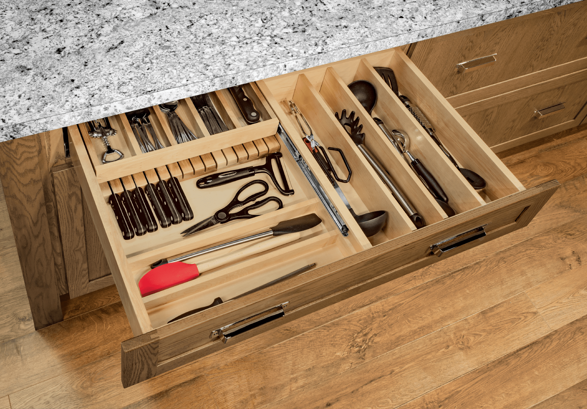 Wood Tiered Drawer Storage Kit - Cardell Cabinetry