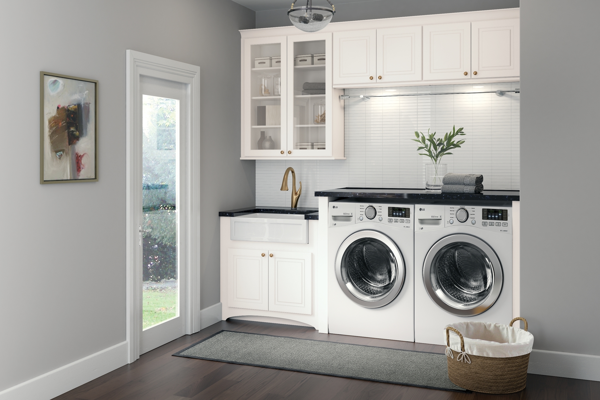 Modern Laundry Cabinet Ideas for Small Space