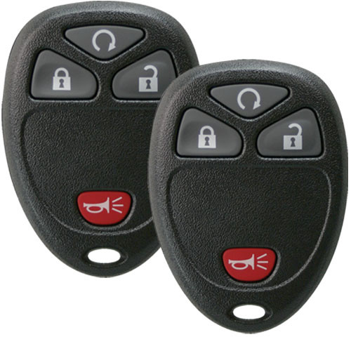 2 Keyless Entry Remote Key Fobs for GM, Chevrolet, GMC 15913421 with Remote Start KeylessRemotes