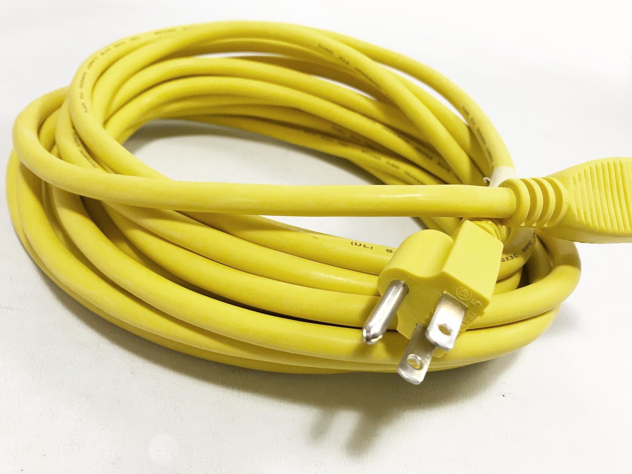 400131991 AT7637 TXM Brand Heavy Duty Yellow Outdoor Extension Cord 30', 14 AWG TXM Manufacturing