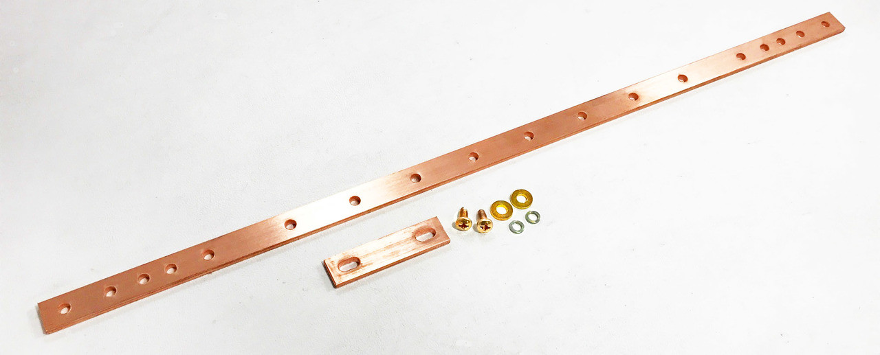 SB57904 Equivalent 3/4" x 23" Horizontal Rack Mount Bus Bar With with