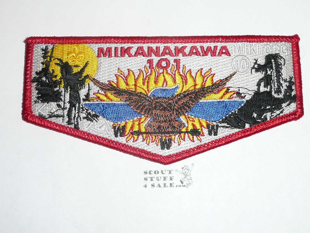Order of the Arrow Lodge 101 Mikanakawa solid Flap Patch