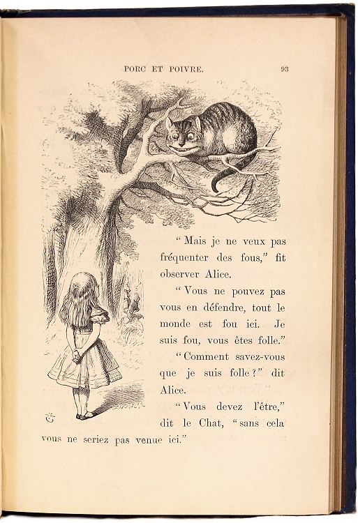 Lewis Carroll Aventures D Alice In Original Cloth First French Edition Ebay