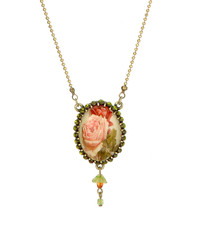 Michal Negrin Jewelry One Of A Kind Large Roses Necklace