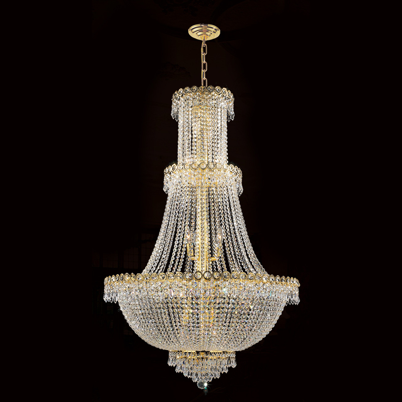 Empire Foyer Crystal Chandelier1900G30G   W83047g30  85864.1414093811.1280.1280 