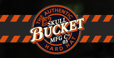 SkullBucket Original Full Brim Aluminum Hard Hats SkullBucket Original Full Brim Aluminum Hard Hats