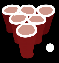 the cup arrangement in beer pong