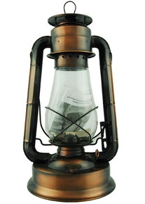 Hurricane Oil Lantern 12" Bronze Plated Vintage Style