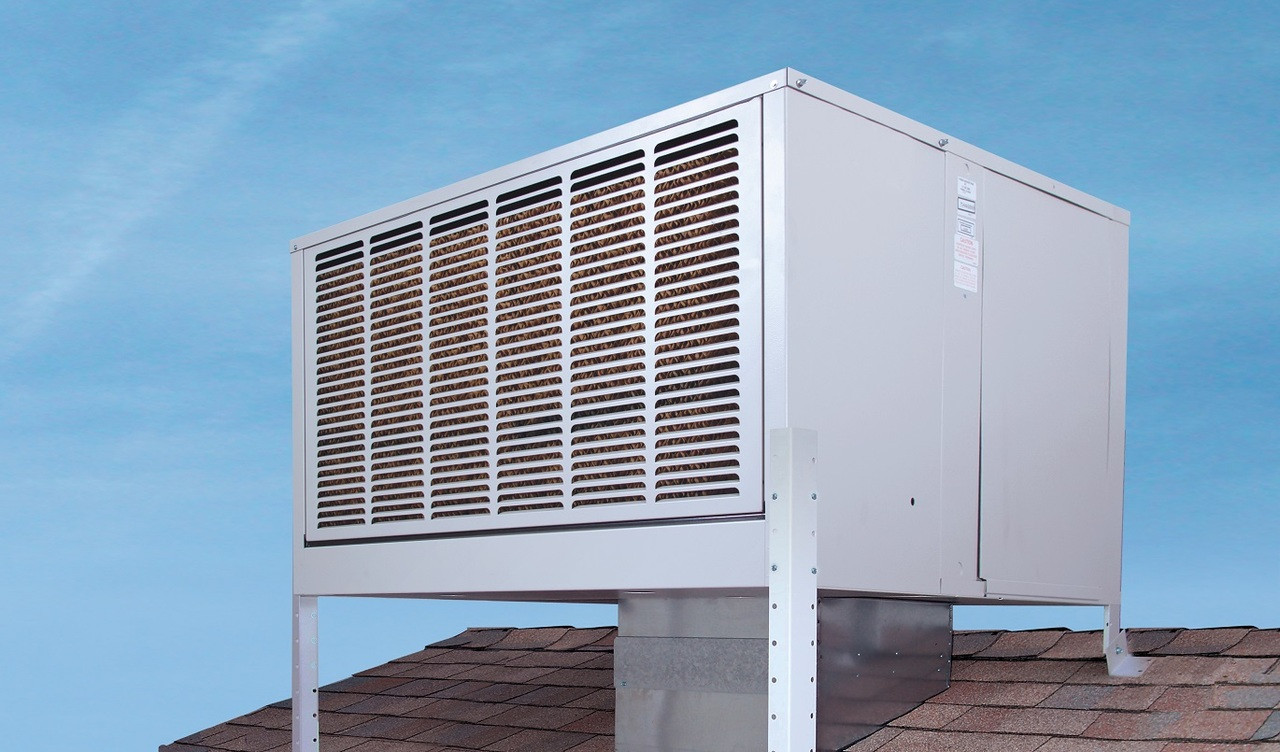 Aerocool Trophy Downdraft 8" Pad Evaporative Cooler 6800 CFM (2000 Sq ...