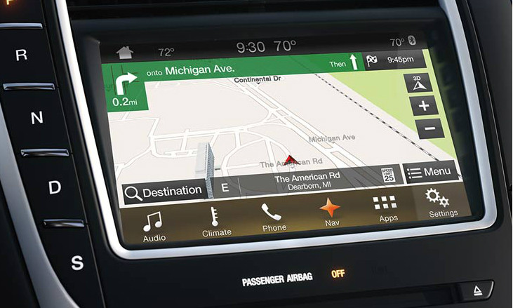 16 Lincoln Mkx Navigation Upgrade For Sync 3 4d Tech Inc 2016 Lincoln Mkx Navigation Kit For Sync 3 Installed View