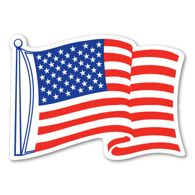 american flag waving magnet magnet america