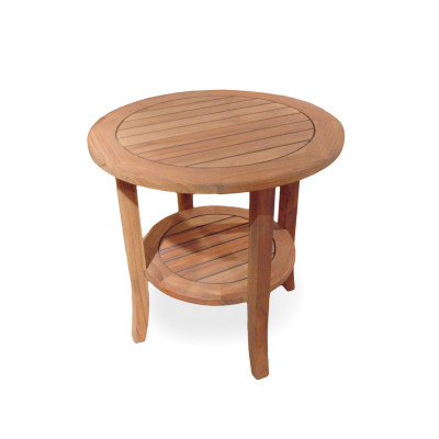 teak24 lloyd flanders teak 24 round tapered leg end table with shelf essen ernestinenstr teak24 lloyd flanders teak 24 round tapered leg end table with shelf essen ernestinenstr