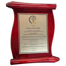 Full Color Scroll Plaque (PL809)
