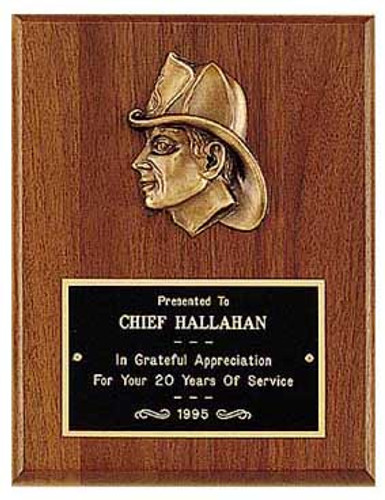 Fireman Service Plaque