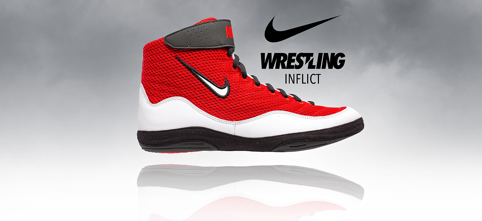 red nike inflicts