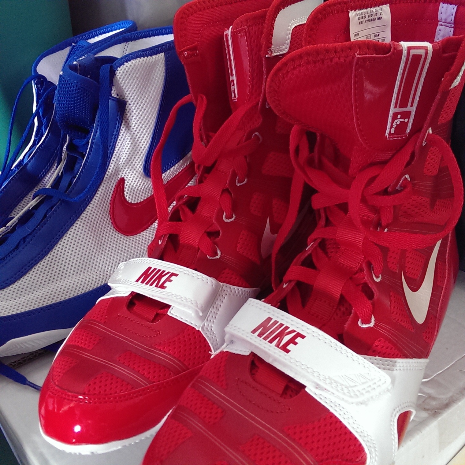 Boxing Shoes Nike HyperKO and Nike Machomai Athlete
