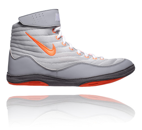 Nike Inflict Wrestling Shoes Gray Orange Nike Inflict Wrestling Shoes Gray Orange