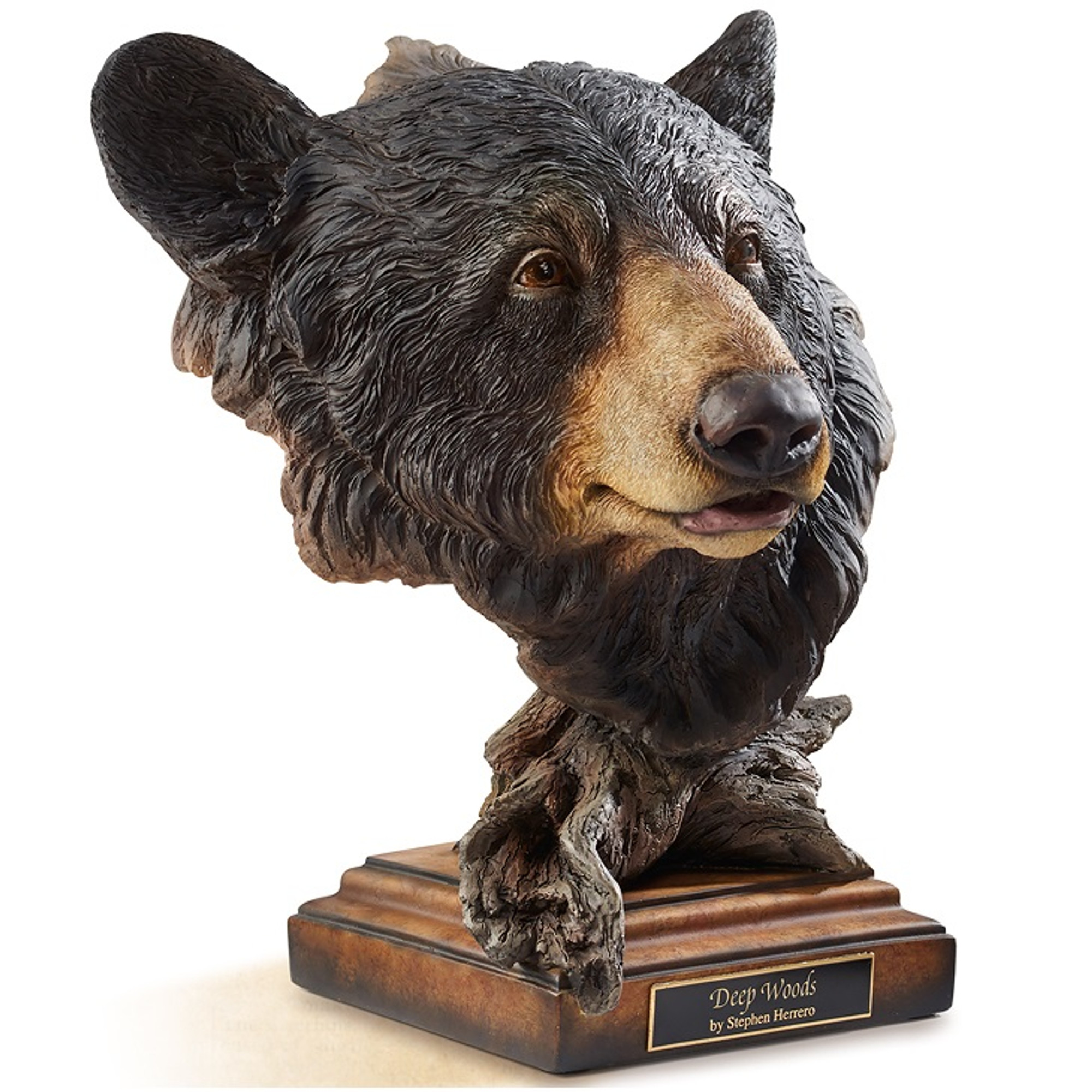 Black Bear Sculpture Deep Woods Mill Creek Studios Stephen Herrero