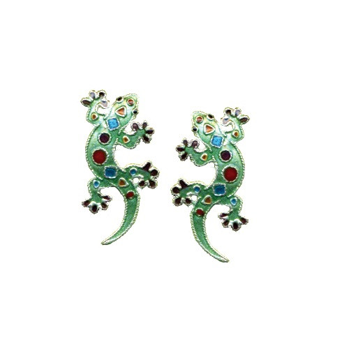 Gecko earrings clearance