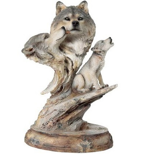 40 Wolf Sculptures Wolf Figurines Statues