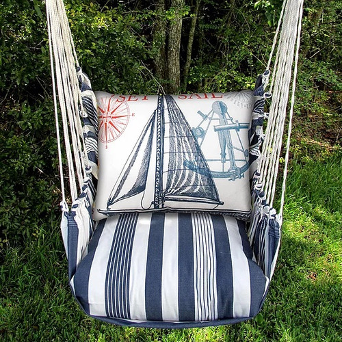 Sailboat Hammock Chair Striped | Swing | Magnolia Casual