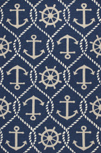 Navy Blue Marina Area Rug