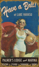 Have a Ball Beach House Custom Art Sign