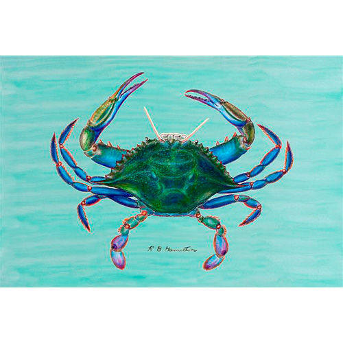 Blue Crab Floor Mat