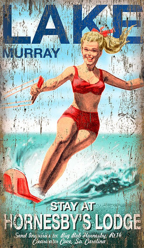 Lake Fun Vintage Sign