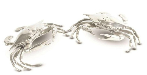 Pewter Blue Crabs Salt & Pepper Set
