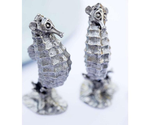 Pewter Seahorses Salt & Pepper Set
