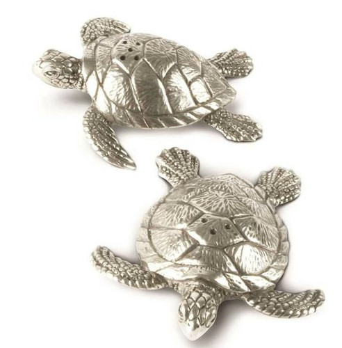 Pewter Sea Turtles Salt & Pepper Set