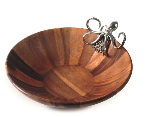 Octopus Salad Serving Bowl