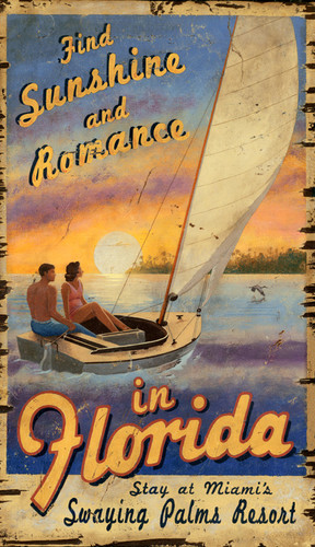 Sunshine and Romance Art Sign