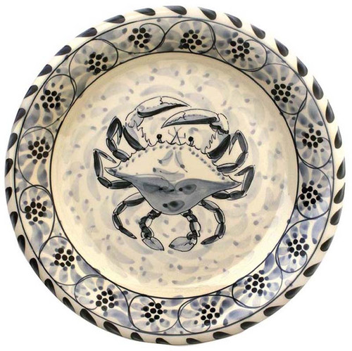 Blue Crab Dinner Plates - set of 4