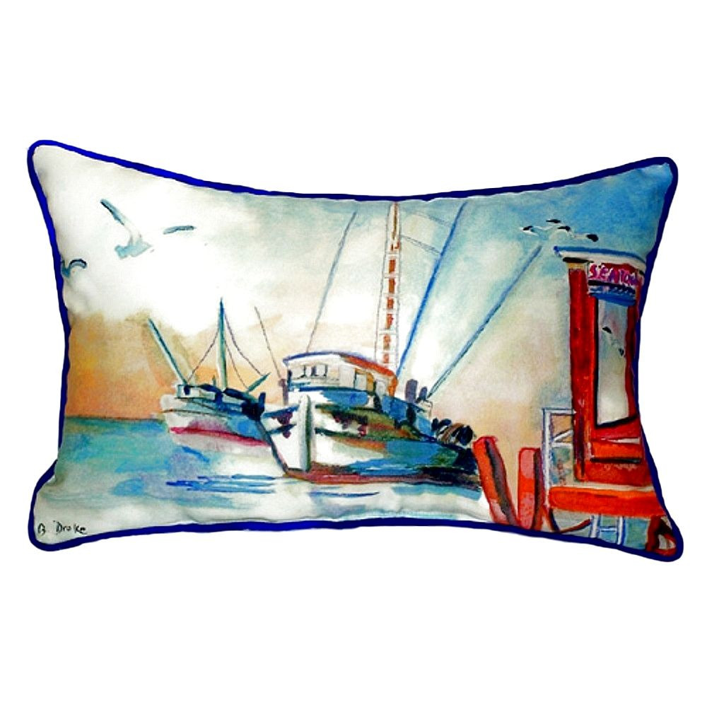 Shrimp Boat Fishing Pillow