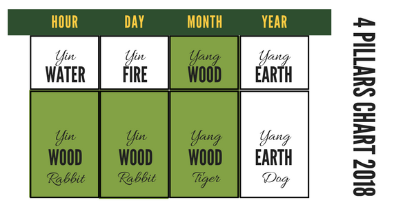 Flying Star 2018 Chart