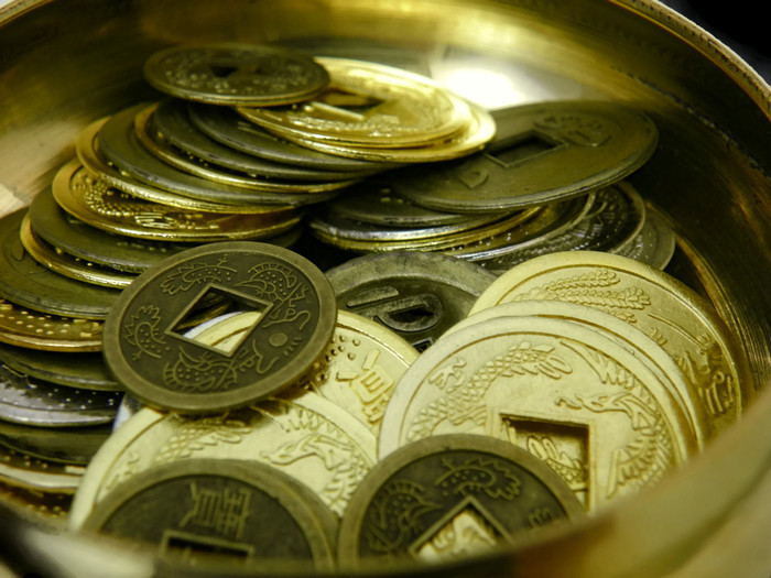 Feng Shui Bowl of Coins