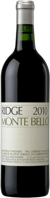 Ridge 2010 Monte Bello 750ml Ridge 2010 Monte Bello 750ml